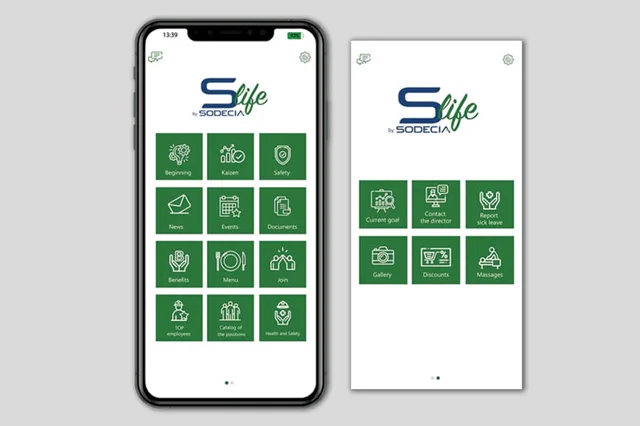 Slife — aplikácie a ux, ukážka práce Verteco