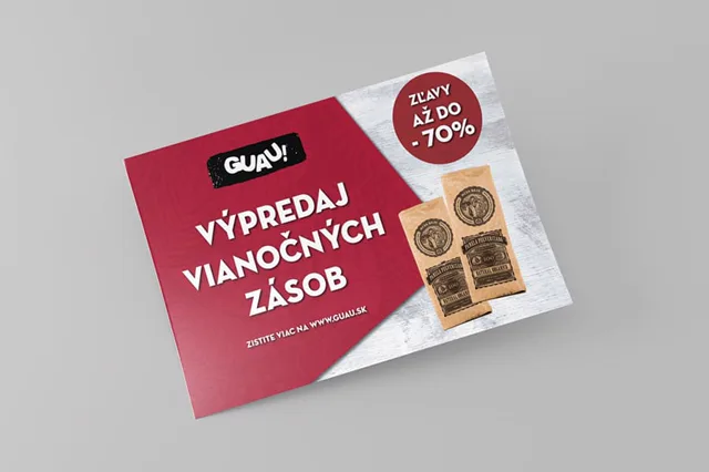 guau.sk — katalógy, letáky a print, ukážka práce Verteco