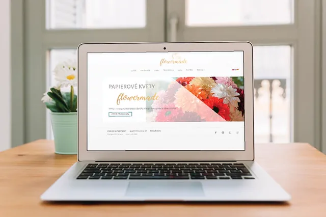 Flowermade — weby a e-shopy, ukážka práce Verteco