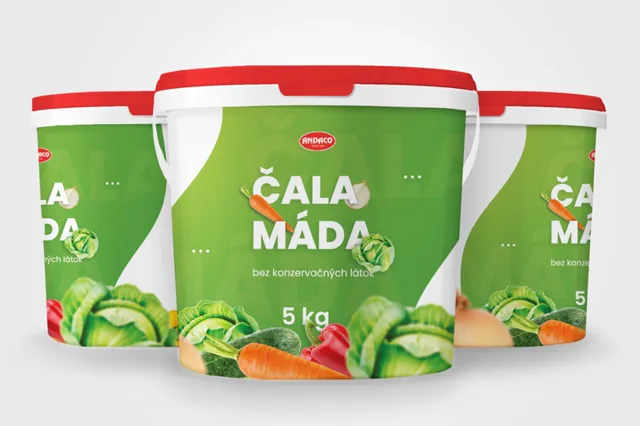 Andaco — obalový dizajn, ukážka práce Verteco